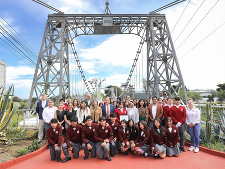 PRESERVA MAURICIO ESTEFANÍA LA IDENTIDAD DE CORTAZAR: CONMEMORAN 104 AÑOS DEL PUENTE COLGANTE