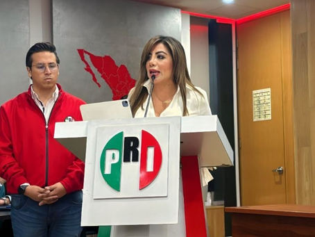 Lorena Piñón competirá con Alito Moreno por la dirigencia del PRI
