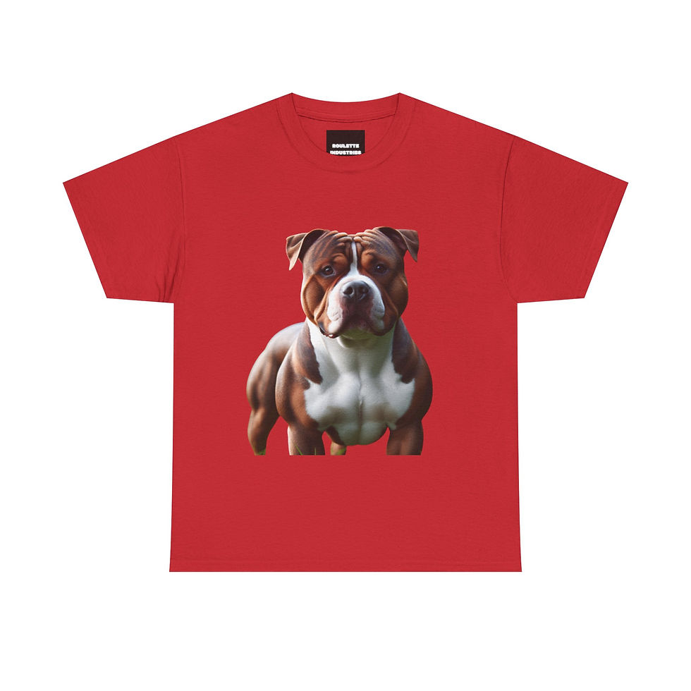 Thumbnail: Dog Lover Heavy Cotton Tee, Casual Pet Shirt, Gift Dog Owners, Everyday Wear,