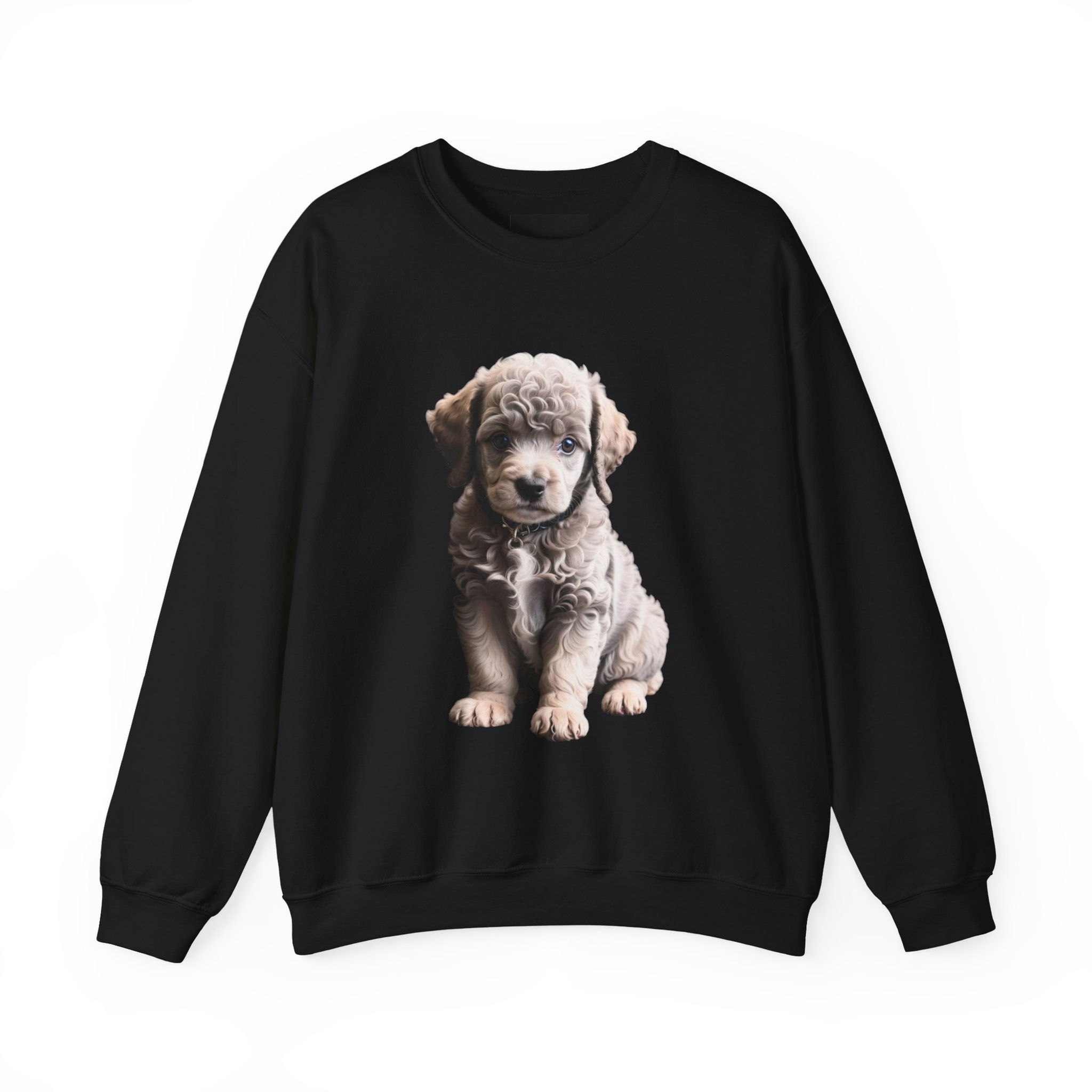Puppy Portrait Crewneck Sweatshirt — Cute Dog Graphic Pullover