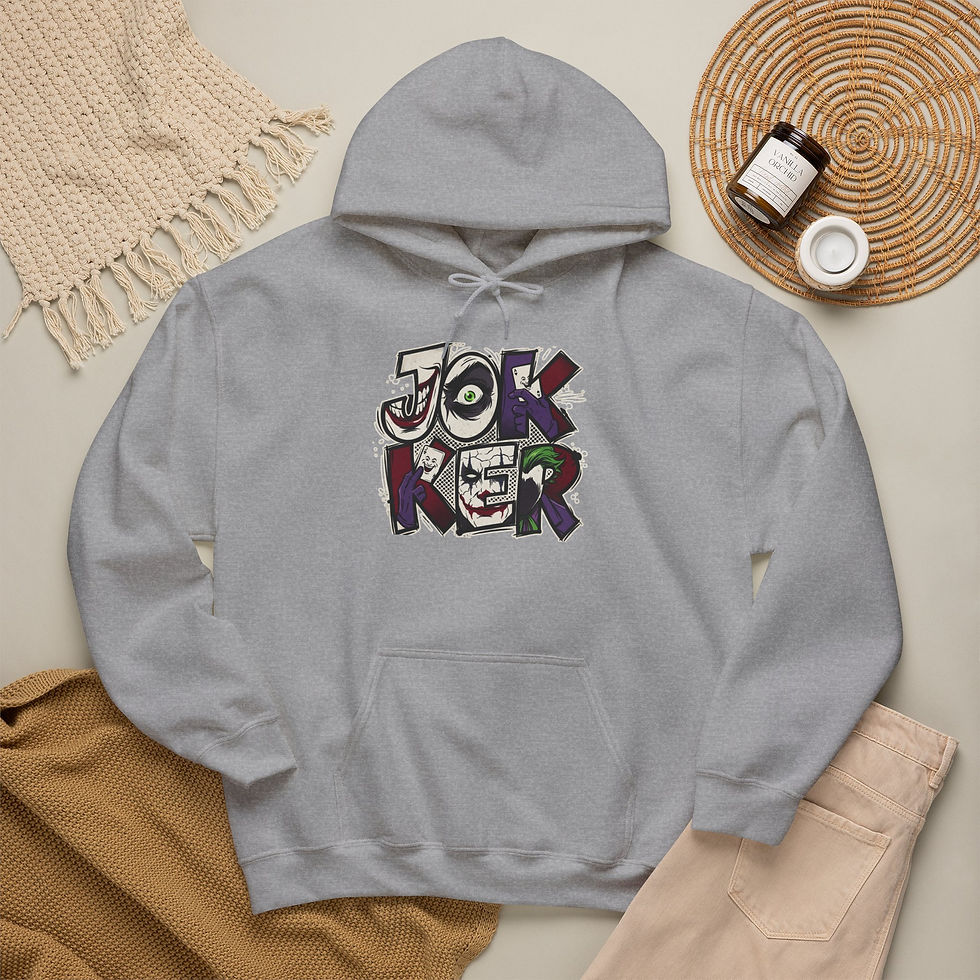 Thumbnail: Joker Graffiti Hoodie - Bold Street Art Pullover