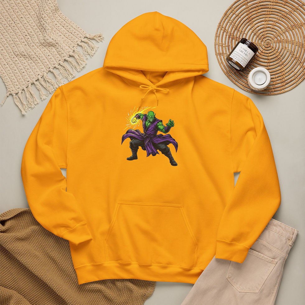 Thumbnail: OFF BRAND DRAGON BALL Z THEME - Mystic Green Graphic Sweatshirt