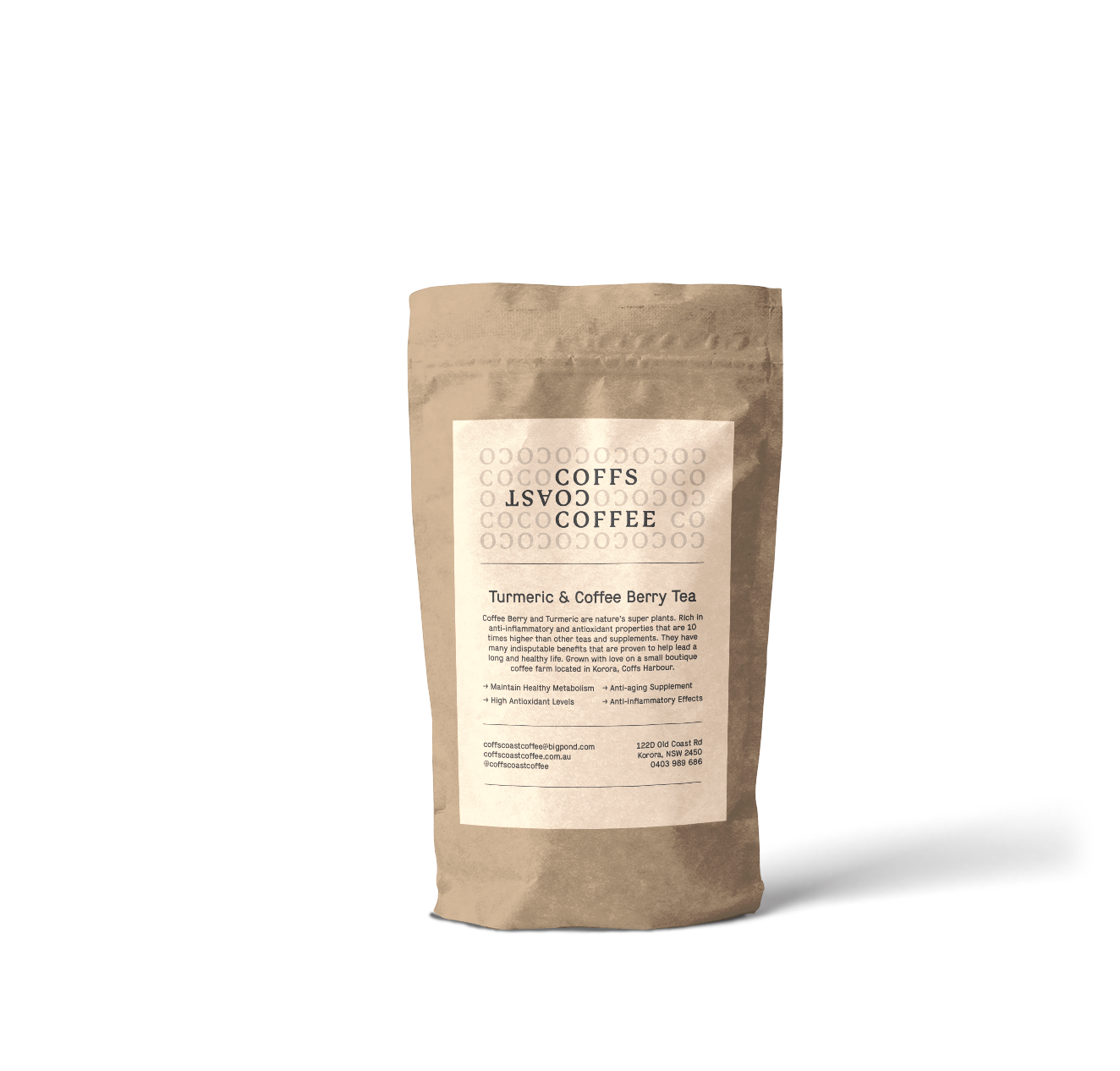Turmeric & Coffee Berry (Cascara) Tea (250g)