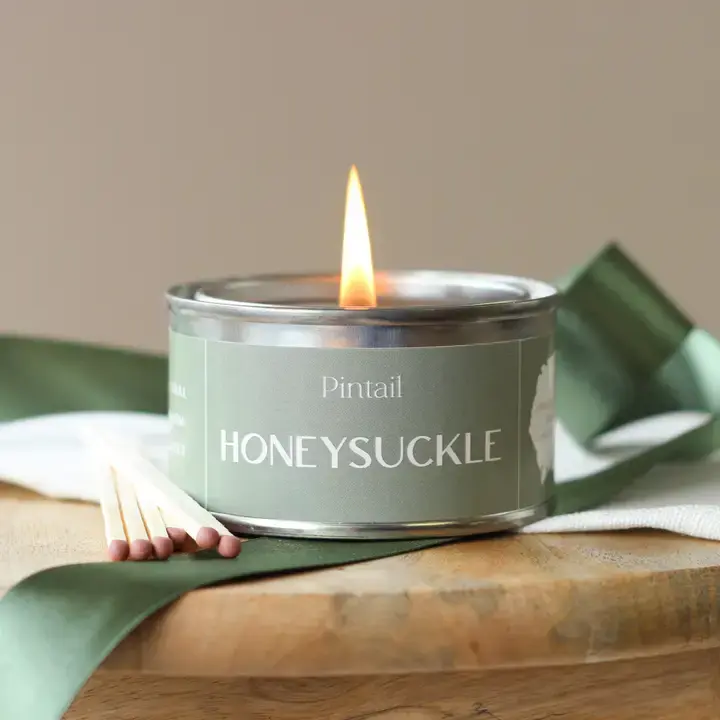 Pintail Honeysuckle Paint Pot Candle