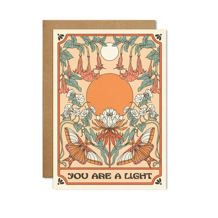 You Are A Light Greeting Card