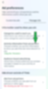 A picture showing where to click in order to follow instructions given in the right column.