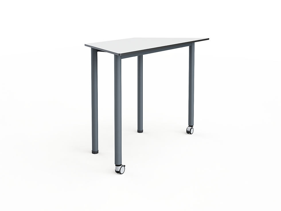 Mesa modular trapezoidal 160 x 80 x 80 x 70 cm