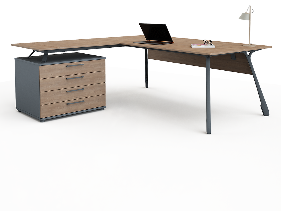 Miniatura: Mesa Wish con módulo lateral 100 cm - imagen 4
