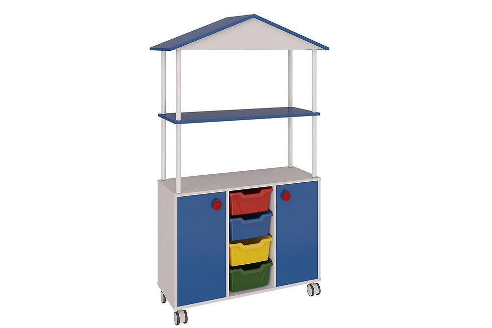 Sistema modular con cubierta y módulos inferiores