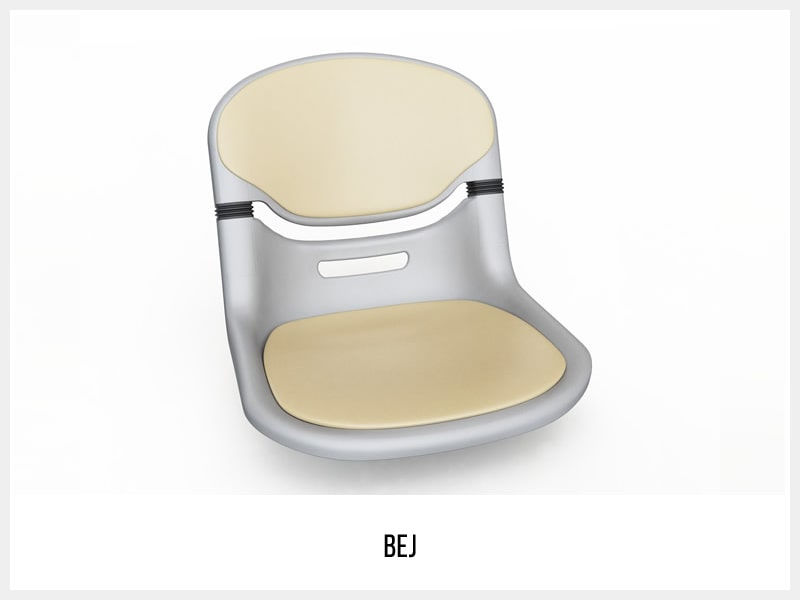 Thumbnail: Silla Konfor con pala y parrilla Dogus D03-1521 - Beige RAL 1001