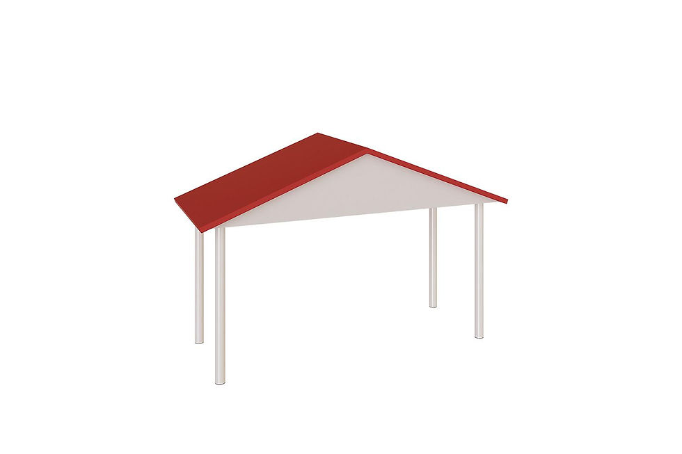Miniatura: Sistema de mesa baja con cubierta inclinada