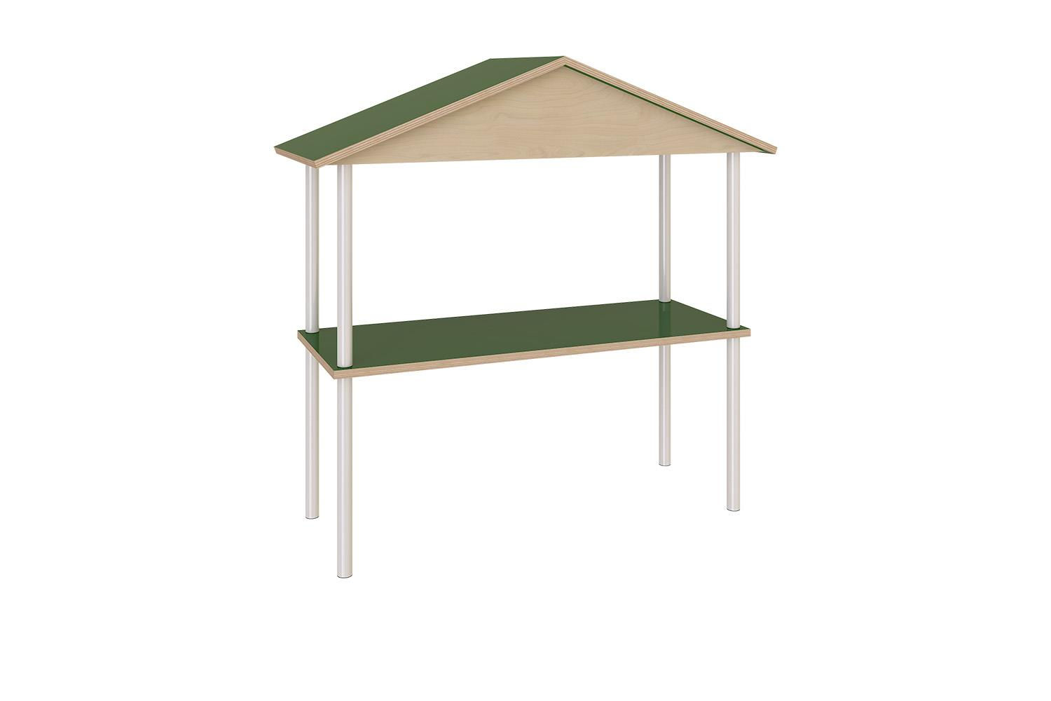 Sistema modular con cubierta y módulos inferiores