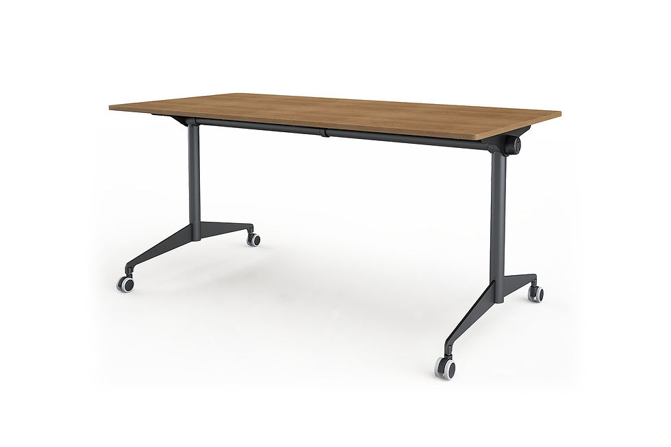Mesa plegable de trabajo acabado madera D02-9141 - 120 x 76,5 cm