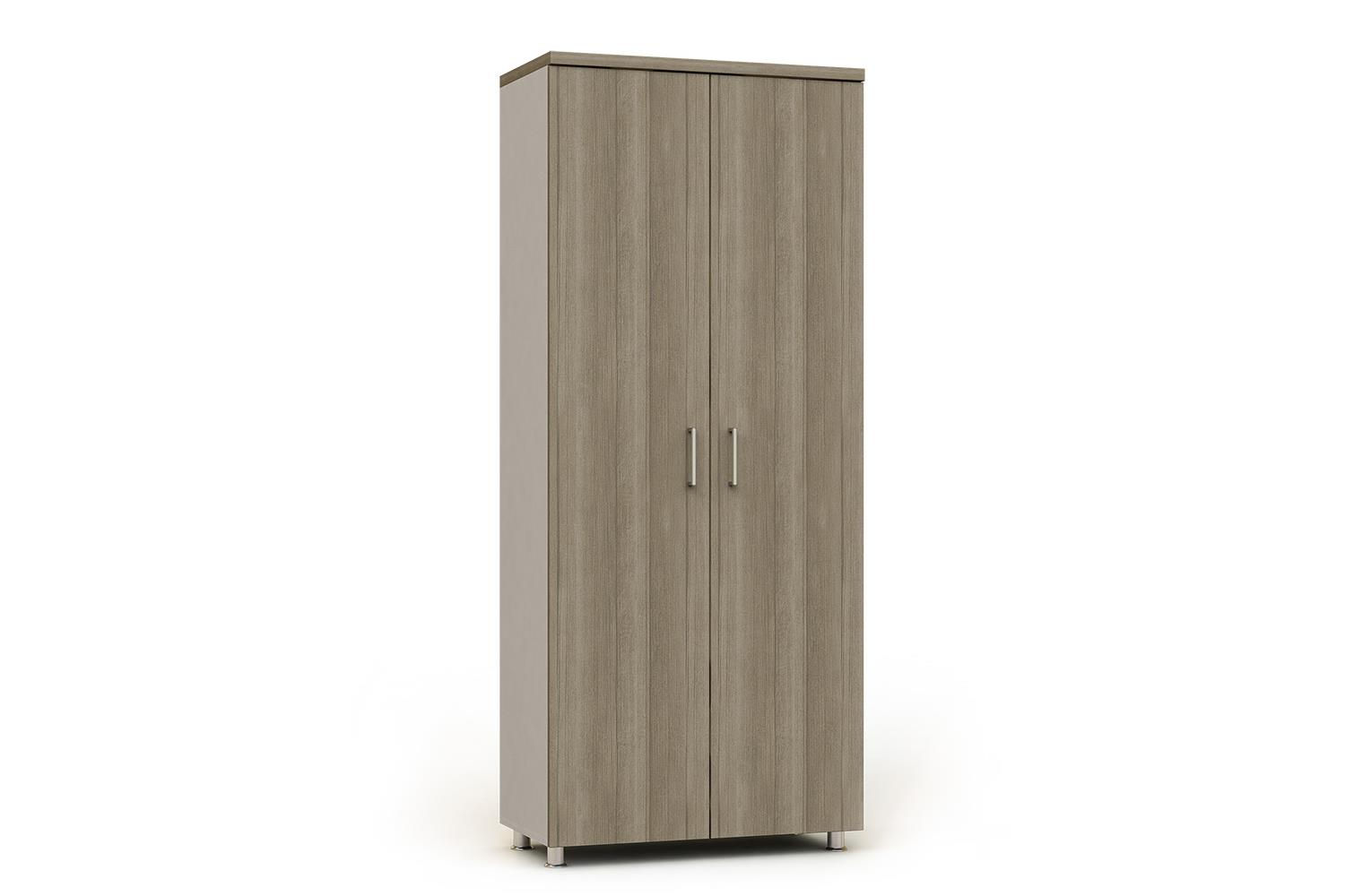 Armario modular alto ancho con puertas de madera