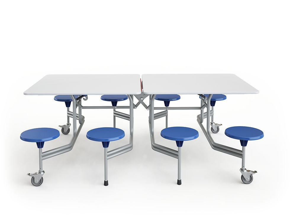 Miniatura: Mesa Comedor Flex con asientos integrados