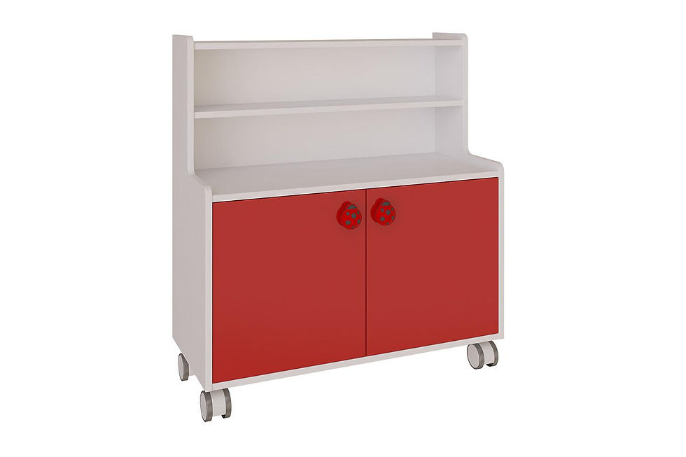 Mueble de cocina infantil con estante superior