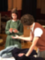 Cast of The Diary of Anne Frank by Chingford theatre group CADOS