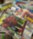 Avengers, Superman, and Archie comic books