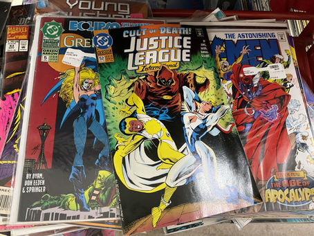 Collectible DC comic books