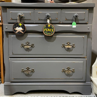 Vintage short dresser side table