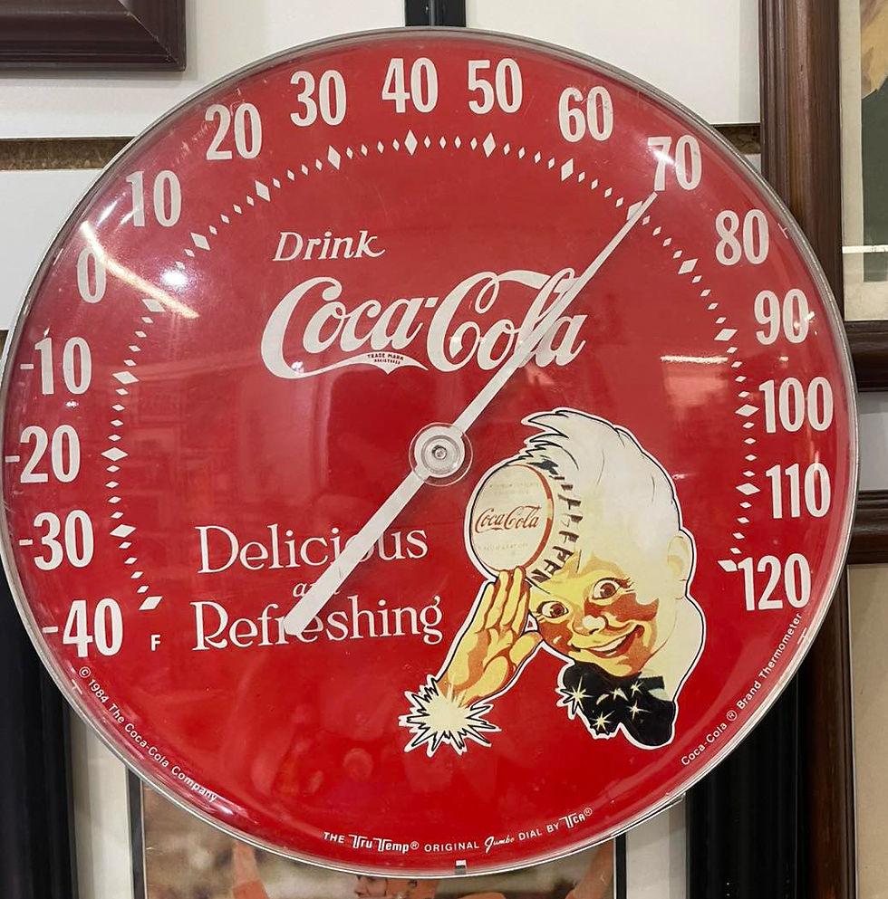 Collectible Coca-Cola thermometer