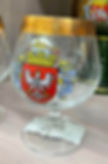 Vintage collectible beer glass
