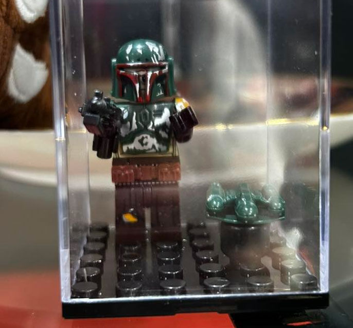 Collectible Boba Fett Lego minifigure