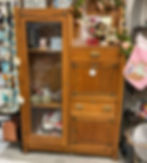 Antique oak cabinet