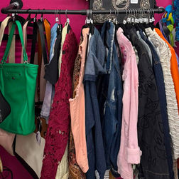 Vintage clothing and bags