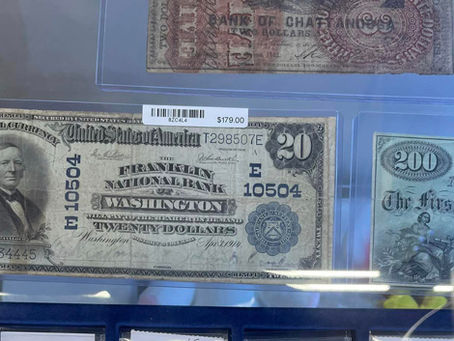 Franklin National Bank paper money collectible