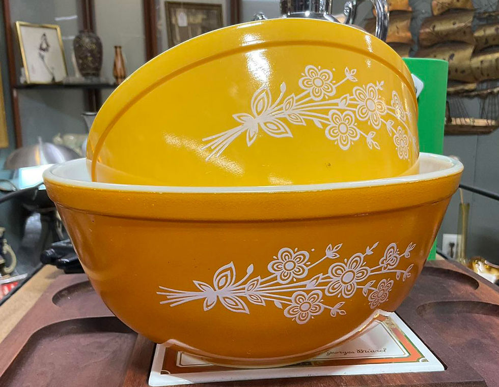 Orange and Yellow mixing bowls