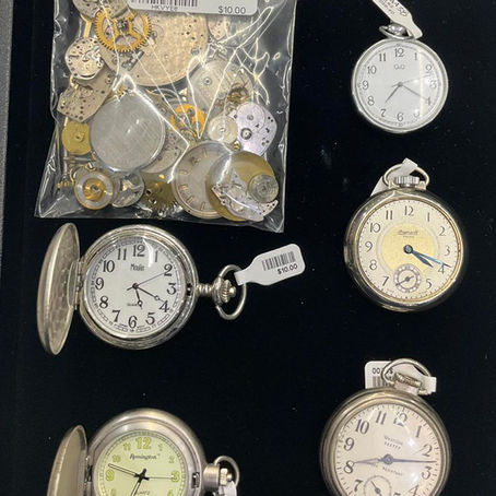 Pocket watches and parts