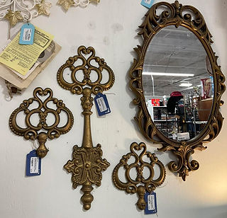 Brass wall hangings
