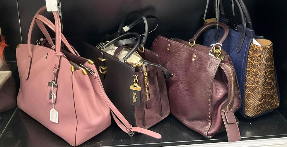 Vintage Coach large handbags