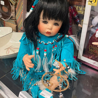 Vintage Native American doll