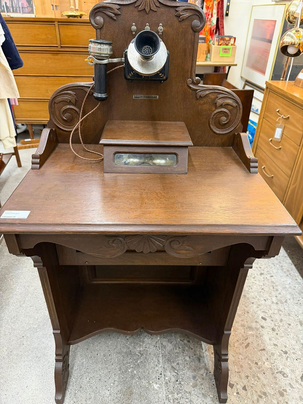 Vintage phone table