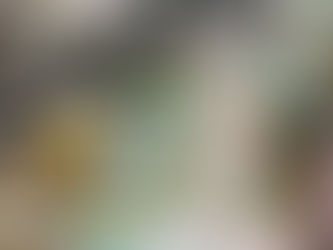 Easter and spring decorations in antique mall