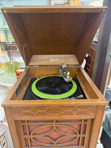 Antique record player