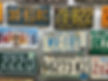 Antique collectible license plates