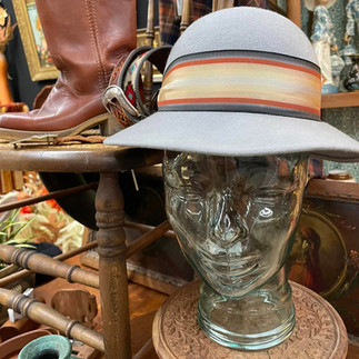 Vintage hat on mannequin
