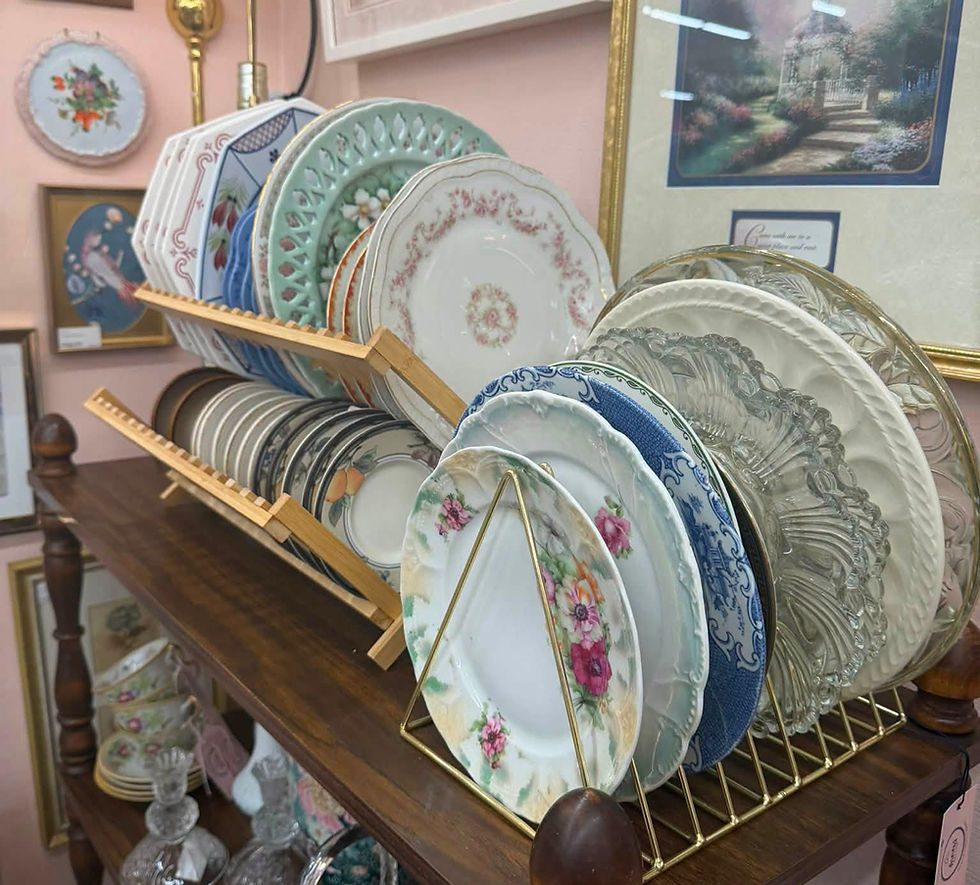 Plates for building a vintage plate wall
