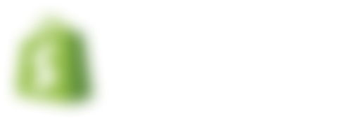 The word Shop in stylized white cursive text
