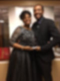 My son and I at the award ceremony