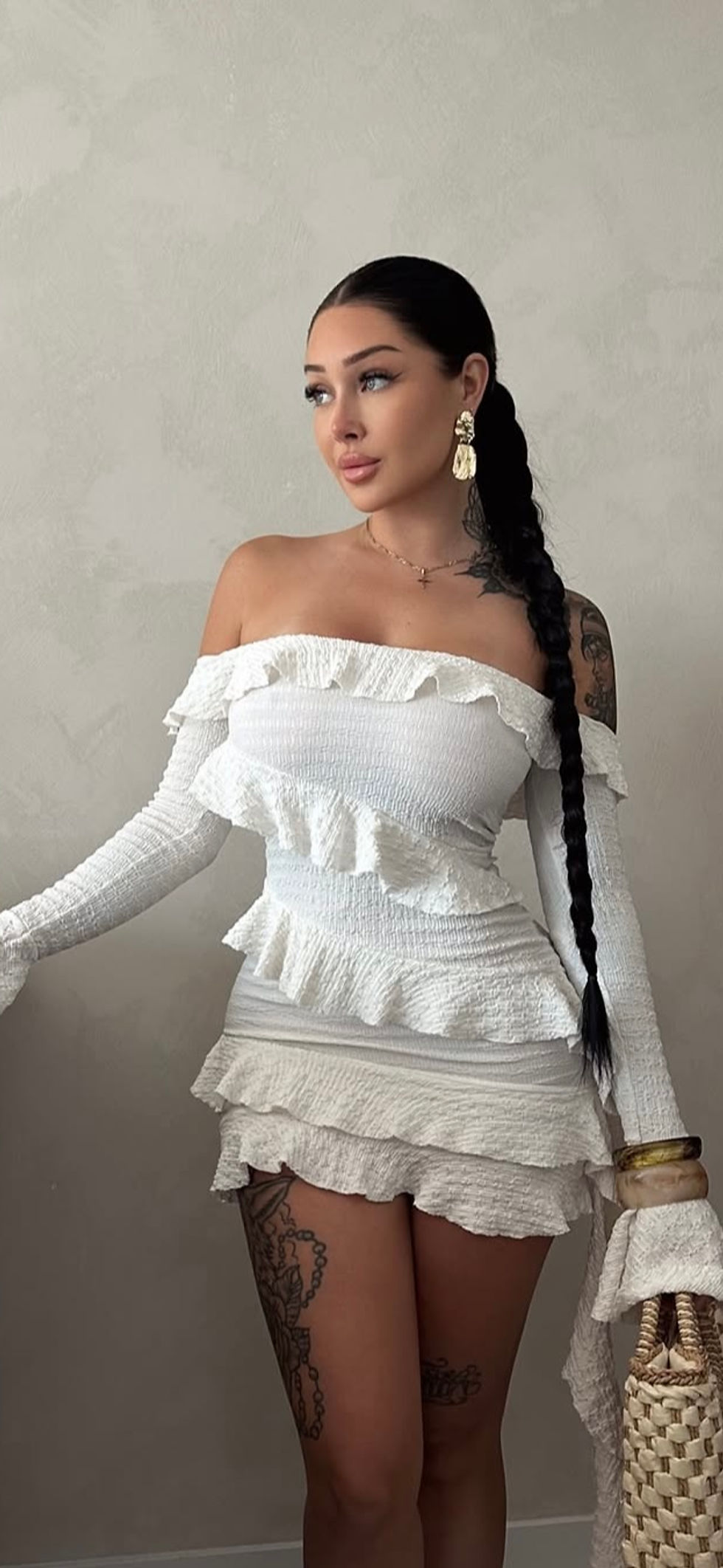 Thumbnail: Trinity Ruffle Mini Dress