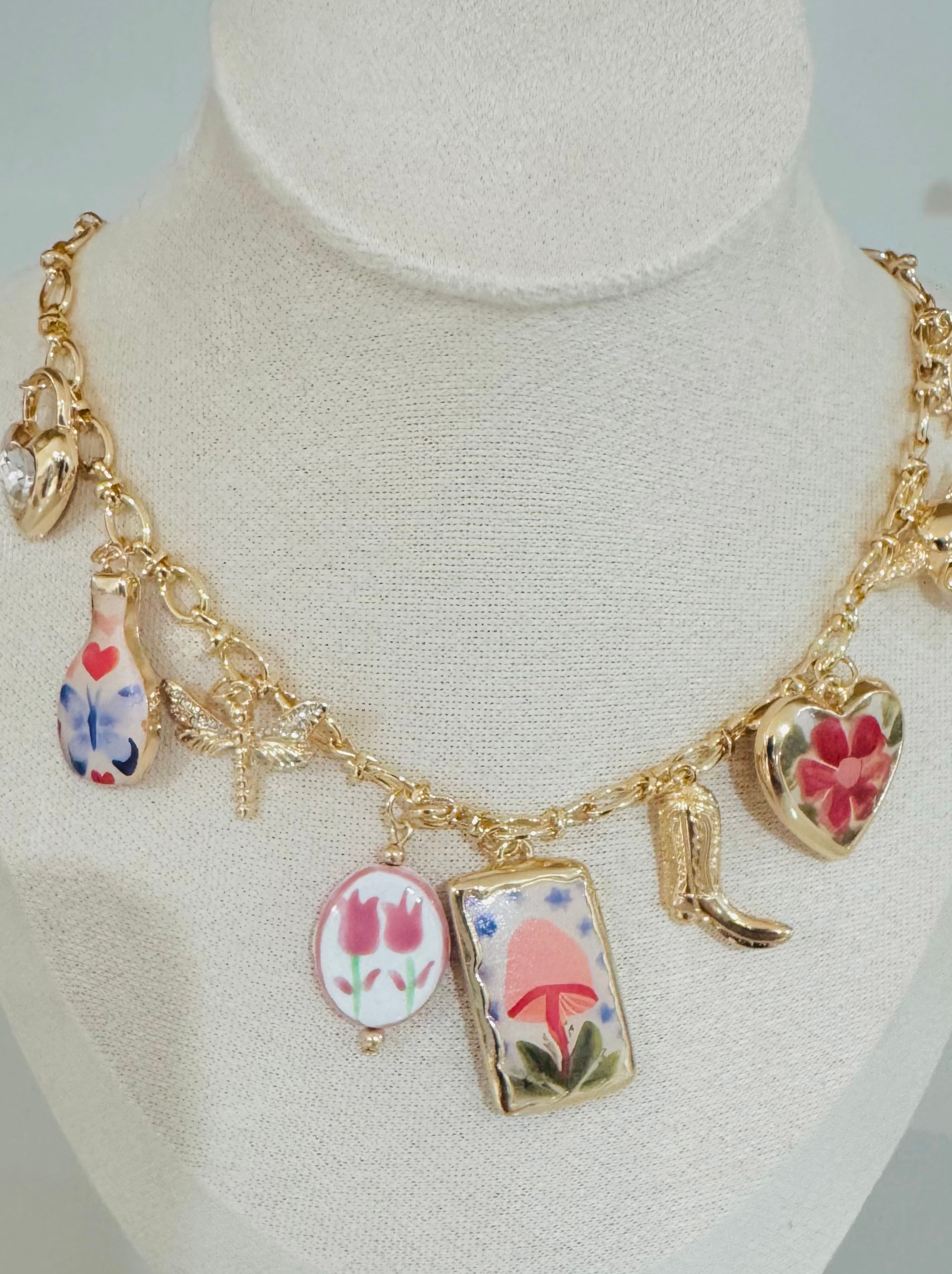 Whimsical Forest Charm Necklace 