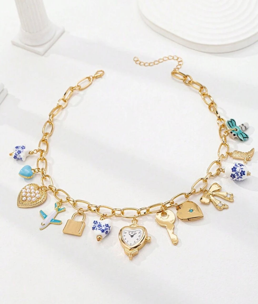 Thumbnail: Timeless Treasure Charm Necklace