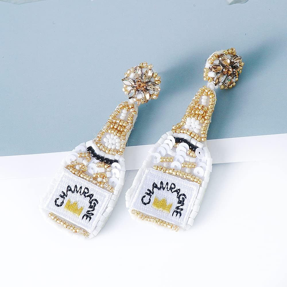 Champagne Statement Earrings