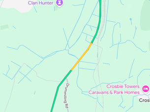 Flooding on The A78 Causing Delays