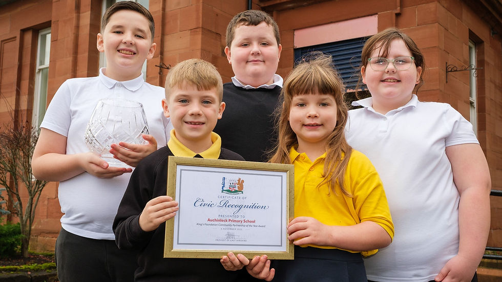 Auchinleck Primary School receives civic recognition