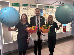 Specsavers Irvine celebrates more than 50 years of experience with staff milestones